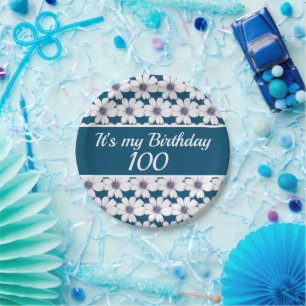 It’s my Birthday Custom Birthday Party Paper Plate