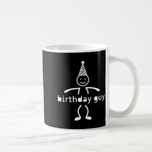 It S My Birthday Party Smile Face Stick Funny Birt Coffee Mug