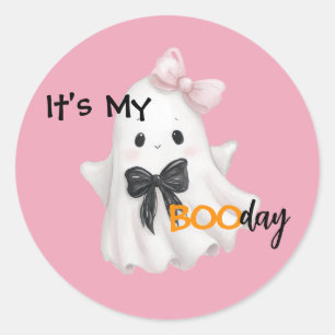 It’s My BOOday – Spooky Sweet Celebration Classic Round Sticker