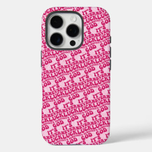 It’s Never Luck It’s Always God iPhone 16 Pro Case