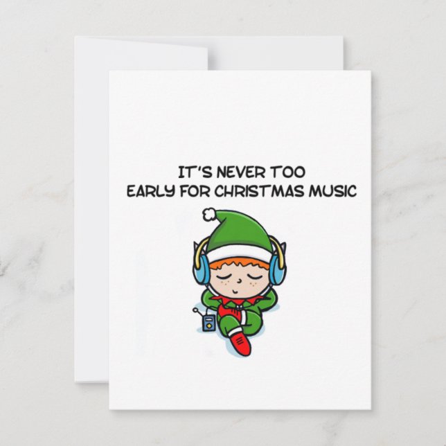 It’s never to early for christmas music  (Front)