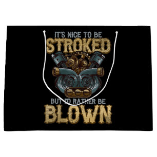 It’s Nice To Be Blown Funny Art Gift Large Gift Bag