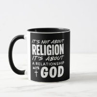 It’s Not About Religion Faith Statement Spiritual 