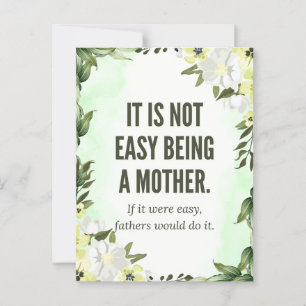 "It’s Not Easy Being a Mother" – The Golden Girls Postcard