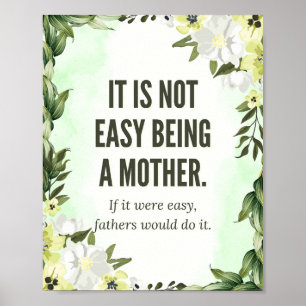 "It’s Not Easy Being a Mother" – The Golden Girls  Poster