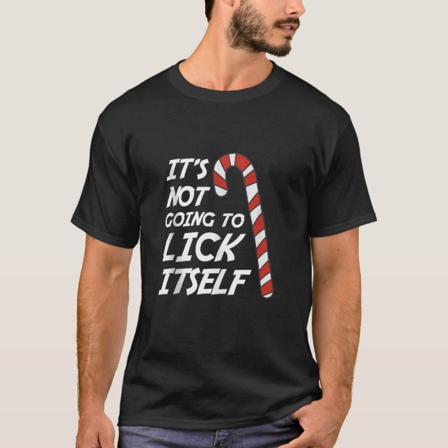 It s Not Going To Lick Itself Christmas Tank Top (Front)