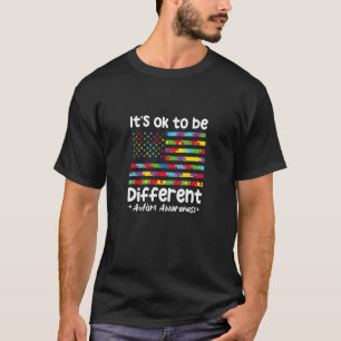 It´s Ok to be different April is Autism Awareness T-Shirt