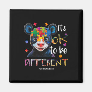 It’s Ok To Be Different - Autism Awareness Panda  Magnet