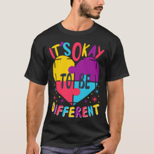 It s ok to be different Autism Child Awareness Kin T-Shirt