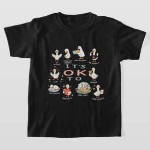 It’s Ok To Be Different Autism Goose , Neurodivers T-Shirt