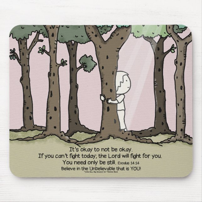 It’s Okay to Not Be Okay Mouse Mat (Front)