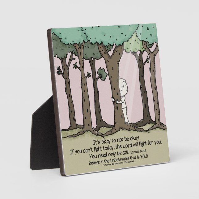 It’s Okay to Not Be Okay Plaque (Front)