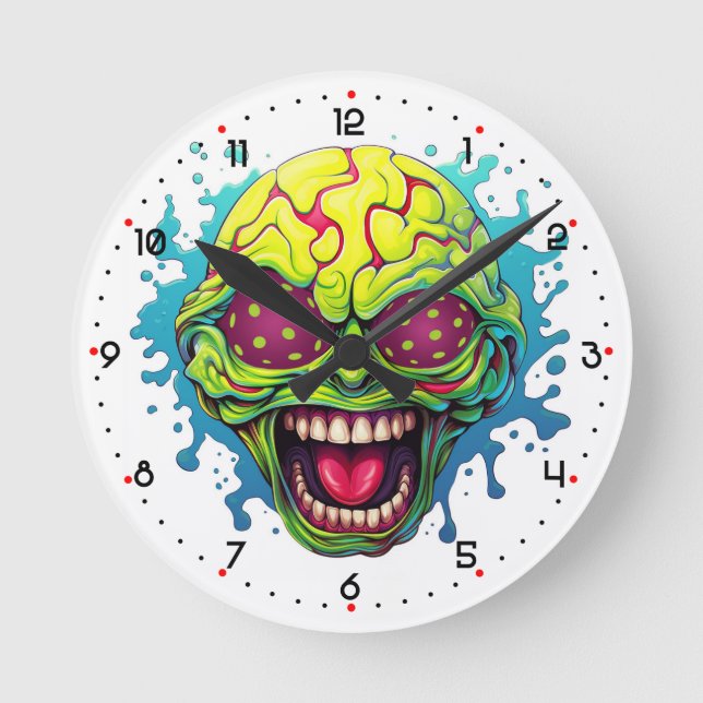 it’s pickle o’clock! Pickleball  Round Clock (Front)