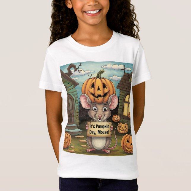 It’s Pumpkin Day, Mouse! Halloween T-Shirt (Front)