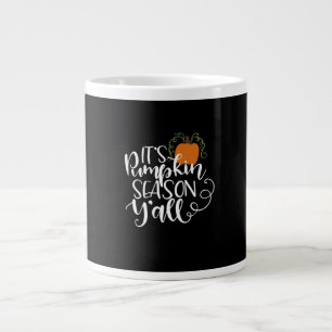 It’s Pumpkin Season Y’all Funny Trendy Large Coffee Mug