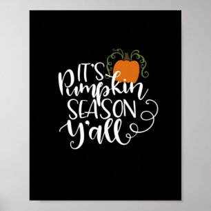 It’s Pumpkin Season Y’all Funny Trendy Poster