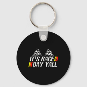 It&# s Race Day Yall Funny Racing Drag Car Truck  Key Ring
