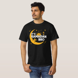 It’s Ramadan Bro Happy Fasting Islamic Crescent T-Shirt