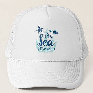 It’s Sea Vitamin – Fun Ocean-Inspired Summer Tee Trucker Hat