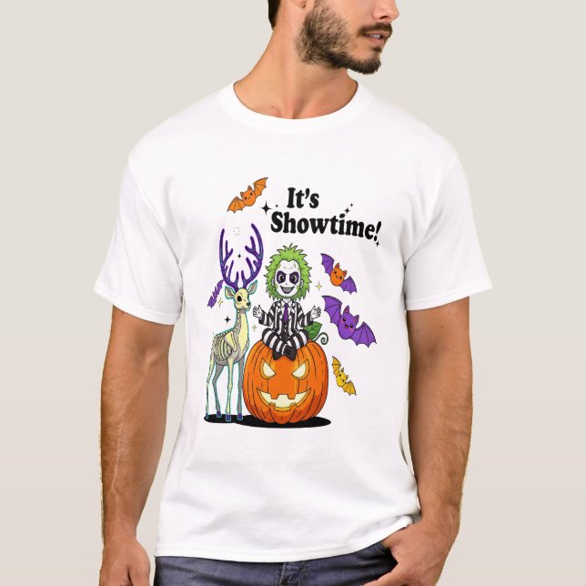 It�s Showtime Funny Halloween T-Shirt (Front)