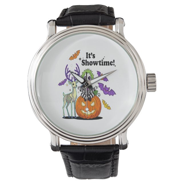 It’s Showtime Funny Halloween Watch (Front)