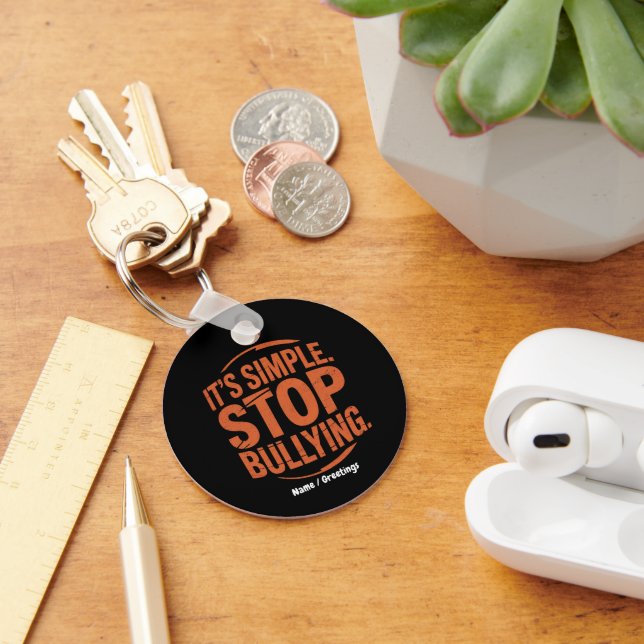 It’s Simple Stop Bullying Anti-Bullying Awareness Key Ring (Desk)