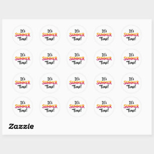 It’s Summer Time Rainbow 3D Sticker