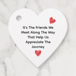 It’s the Friends We Meet Along the Way Favour Tags