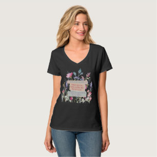 It’s The Heart That Opens The Gates, Floral Garden T-Shirt
