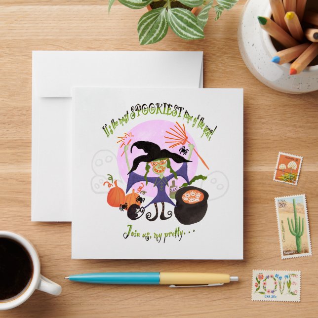 “It’s the most SPOOKIEST time of the year!”  Envelope (Desk)