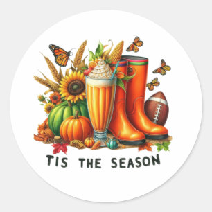 It’s the season  classic round sticker