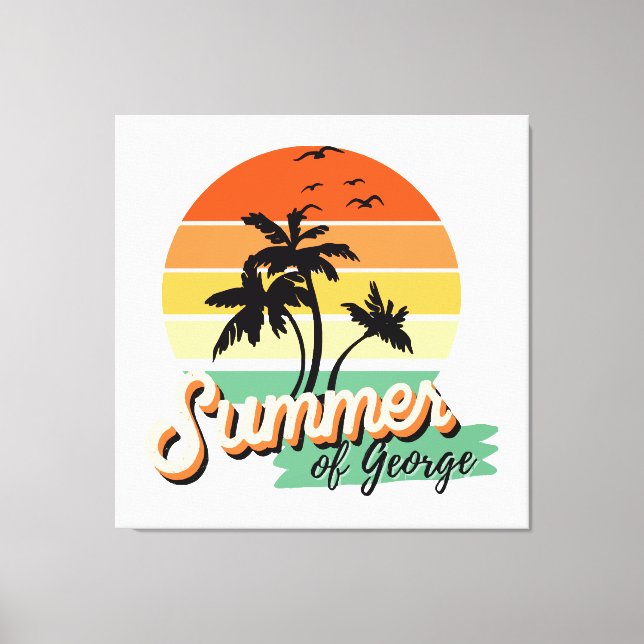 It s The Summer Of George Canvas Print (Front)