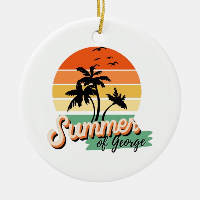 It s The Summer Of George Ceramic Tree Decoration (Front)