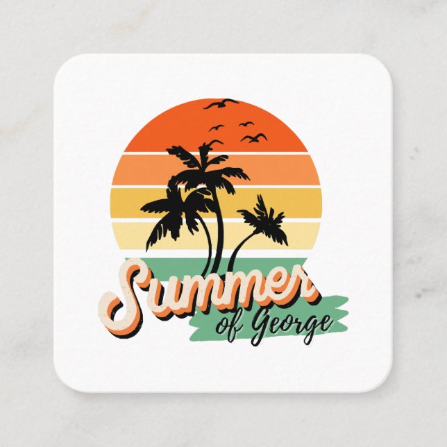 It s The Summer Of George Square Business Card (Front)