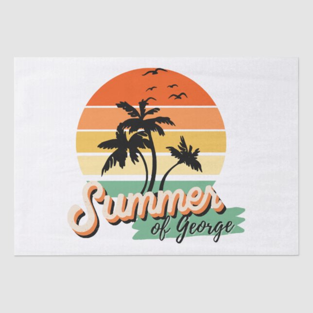 It s The Summer Of George Tissue Paper (Front)