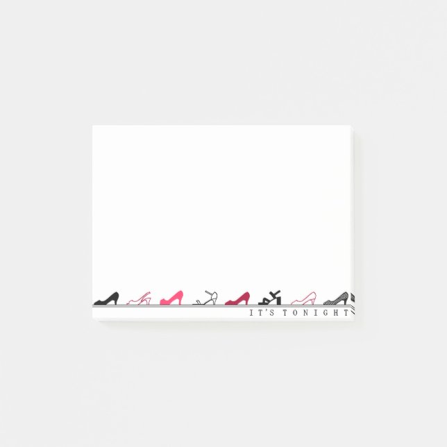 IT’S TONIGHT POST-IT NOTES (Front)