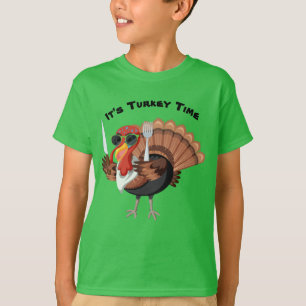 It’s Turkey Time Boy T-Shirt 