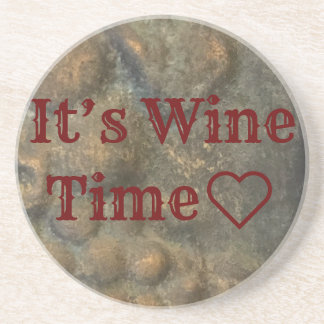 “It’s Wine Time” Coaster
