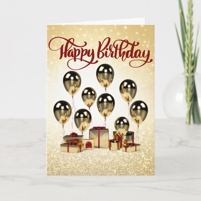 It’s Your Day (Proverbs 3:5-6) Birthday Card (Front)