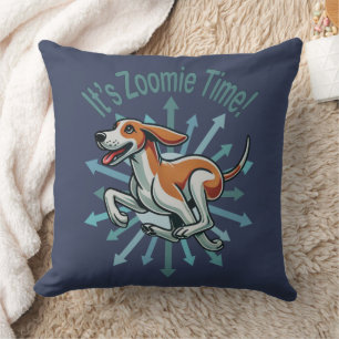 It’s Zoomie Time American Fox Hound Cushion