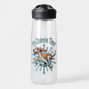 It’s Zoomie Time American Fox Hound Water Bottle