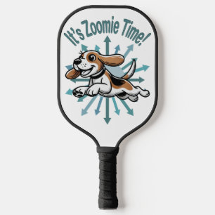 It’s Zoomie Time Beagle Pickleball Paddle