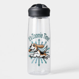 It’s Zoomie Time Beagle Water Bottle