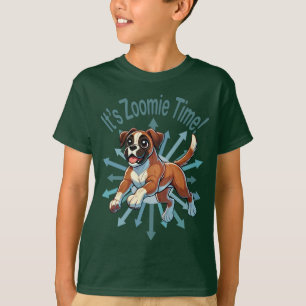 It’s Zoomie Time Boxer T-Shirt
