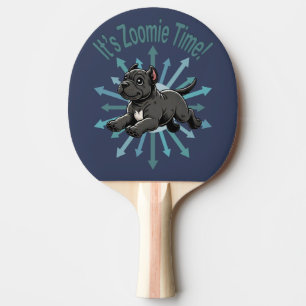 It’s Zoomie Time Cane Corso Ping Pong Paddle
