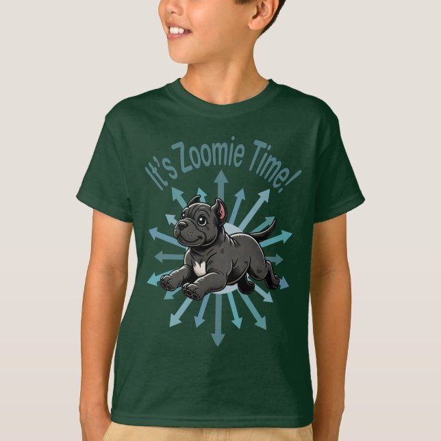 It’s Zoomie Time Cane Corso T-Shirt (Front)