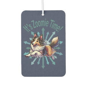 It’s Zoomie Time Collie Car Air Freshener