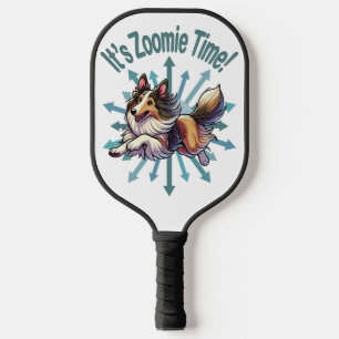 It’s Zoomie Time Collie Pickleball Paddle