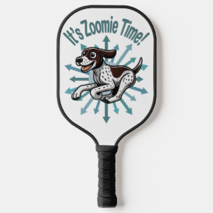 It’s Zoomie Time German Shorthaired Pointer Pickleball Paddle