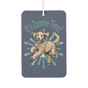 It’s Zoomie Time Golden Doodle Car Air Freshener
